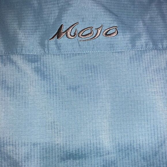 NWT MOJO Performance Wear MR.Big Sky Blue Large Button up Shirt - Picture 2 of 9